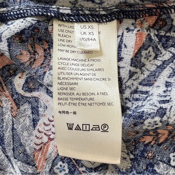 Anthropologie Maeve Cathy Pleated V Neck Blouse - Picture 10 of 12